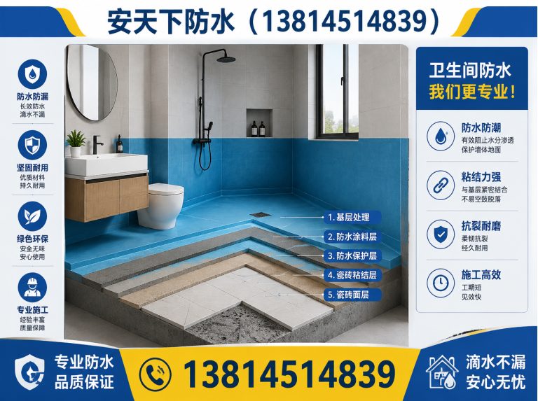 江苏安天下防水展示图
